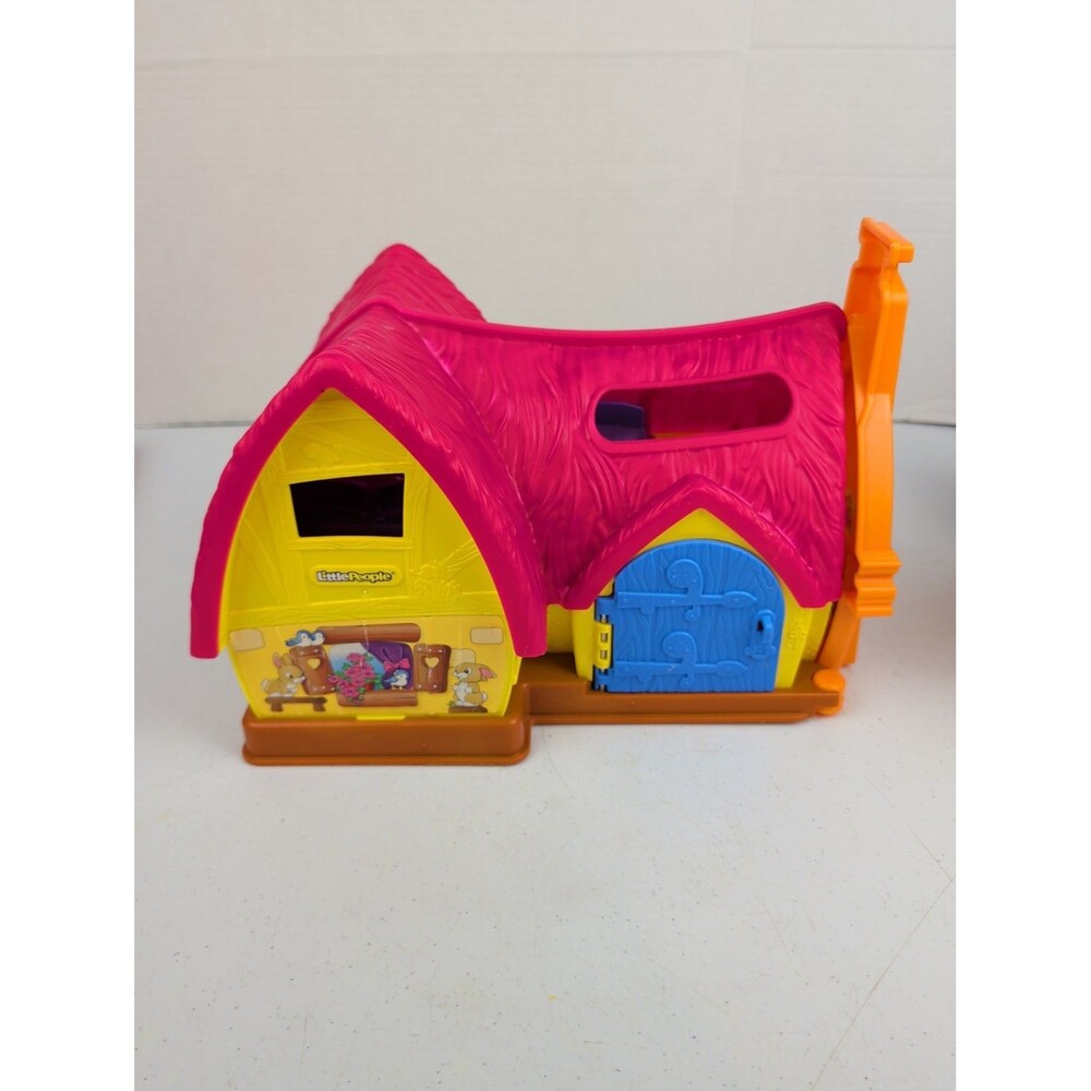 Fisher Price Little People Snow White Cottage Disney Princess Musical House